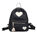 Produktbild Mädchen Rucksack Rovinci Frauen Liebe Herz gedruckt Schul Freizeit Reisetaschen (Grau)