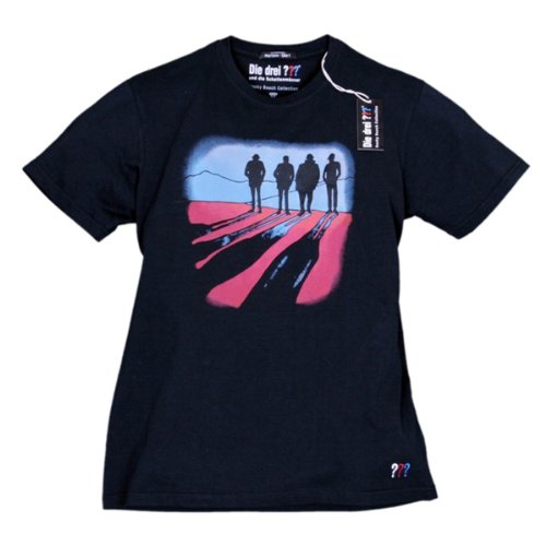 Preisvergleich Produktbild T-Shirt, Schattenmänner schwarz (XL). DREI Fragezeichen