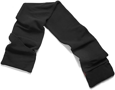 Warmawear Fashionable Cold Weather Battery Operated Soft Fleece Heated Scarf Extra Wide and Long with Hand Pockets