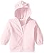 United Colors of Benetton Baby-Girls Bear Zip Hoody Track Jacket, Pale Pink, 9 to 12 months (Manufacturer Size: 74 cms)