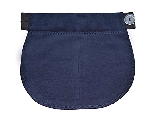 Maternity waistband belly ADJUSTABLE elastic waist extender (Navy)