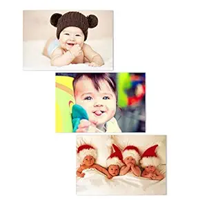 Paper Plane Design New Born Baby Girl/Boy Poster for Wall Pregnant Women Cute Large Posters in Room Bedroom with Big Size Matt Finish, Size - 12 x 18 Inch, Set of 3 Photo, Multicolour