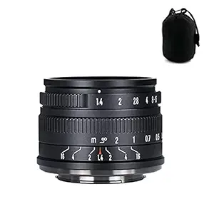 7artisans 35mm F1.4 APS-C Camera Lens Large Aperture Manual Focus Fuji x Mount Lens for Fuji x-t30?Fuji x-t4?Fuji x-t3?Fuji x-s10?X-A1?X-A10?X-A2?X-A3?X-A5?X-A7?X-M1?X-M2?X-H1?X-T1?X-T10?X-T2?X-T20