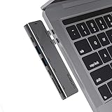 【Dual Type C Stecker】Die dual Typ-C Stecker sind ideal für Macbook Pro zwei Thunderbold 3 Anschlüsse entwickelt. Einfach Erweiterung der Type C Ports zu Multifunktionen, die Ihre alltägliche Arbeit erfüllen.