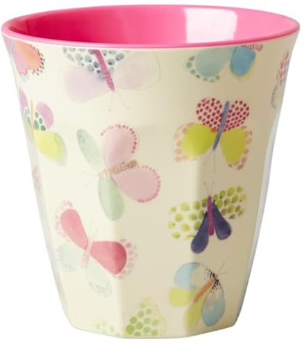 Rice Melaminbecher Mit Sternen-Print - BPA-frei & Spülmaschinenfest In Creme