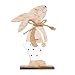 Produktbild erthome Osterdekorationen aus Holz Kaninchen Formen Ornamente Handwerk Geschenke