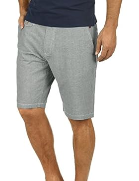 BLEND Ikarus Herren Shorts kurze Hose in Leinen-Optik