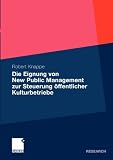 Image de Die Eignung von New Public Management zur Steuerung öffentlicher Kulturbetriebe