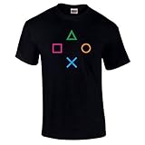 Playstation PS2 PS3 PS4 Controller Gaming Beste spieler Video Spiel T-shirt Auswahl Of Farben S-5XL - Schwarz, XXL 50