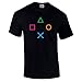 Produktbild Playstation PS2 PS3 PS4 Controller Gaming Beste spieler Video Spiel T-shirt Auswahl Of Farben S-5XL - Schwarz, M / 40