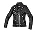 Produktbild Bohmberg Wertige Damen-Lederjacke 100% Echtleder- Retro Biker Jacke - Highwayjacke - Brandostyle (XL)