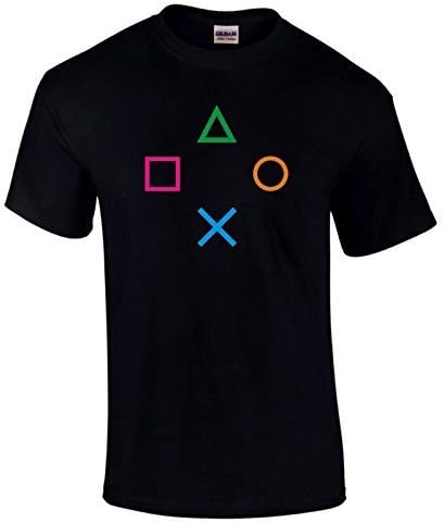 Playstation PS2 PS3 PS4 Controller Gaming Gamers Video Game T-shirt Choice Of Colours S-5XL