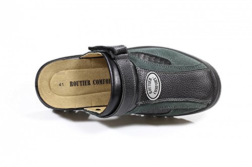 Routier Comfort II Sicherheitsschuh, grün/schwarz offen mit Riemen SB+SRC - 7