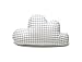 Price comparison product image Blaus Mountain Baby Cuddle Cloud Clouds Shaped Pillow with Terry Decorative Pillow All Materials Handmade in Hamburg, Germany – Scale Grey Oeko-Tex Standard 100 Certified