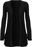 Ladies Long Sleeve Boyfriend Cardigan Womens Top 8 - 22