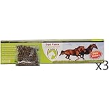 Equi Parex Kräuter natürliche Wurmkur für Pferde, Ponys, Esel mit Equiparex | aktiviert das Abwehrsystem | natürlich entwurmen statt Chemie Freundepackung 3 Sets = 15 Beutel natürlich entwurmen statt Chemie