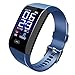 Produktbild BSDK Fitness Tracker, Mode Smart Armband USB Schritt Herzfrequenz-Blutdruck-Sportuhr Aufladen,Blue