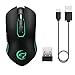 Price comparison product image Professional Wireless Gaming Mouse, 2400 DPI Adjustable 2.4GHz USB LED Portable Mobile Wireless Mouse Mice for Gamer PC MAC Laptop