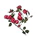 Produktbild Lucky Mall Kunstblumen Deko Künstliche Rosenrebe 1 Stück, Wohnaccessoires Deko Künstliche Pflanze Kunstblume Blumenstrauß Hochzeit Dekoration Brautstrauß 8 Farben