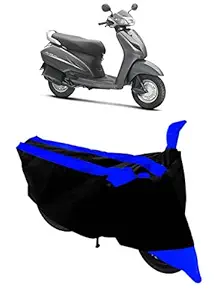 SHIVRAT Semi Waterpoof & UV Protection Bike Scooter Cover Made for Honda Activa 3G Bike Dustproof Fabric (Blue)