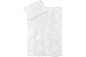 Traumnacht Kinderbettenset, Übergangsdecke, 100 x 135 cm und 1x Kopfkissen 40 x 60 cm, aus kuscheliger Mikrofaser, Öko-Tex zertifiziert, produziert nach deutschem Qualitätsstandard