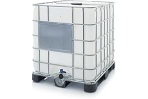 AUER PACKAGING IBC Container mit Kunststoffpalette 1200 x 1000 x 1160 mm NW 150/50