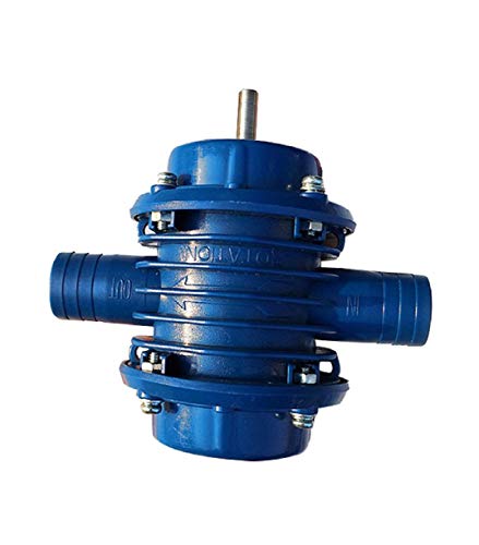 Preisvergleich Produktbild Vaycally Metallische Wasserpumpe, kleine Haushaltspumpe Selbstansaugende Handbohrwasserpumpen für Springbrunnen, Aquarium, Gartenhof, Blau