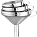 Produktbild 3 Piece Funnel Set - Stainless Steel - By Utopia Kitchen by Utopia Kitchen