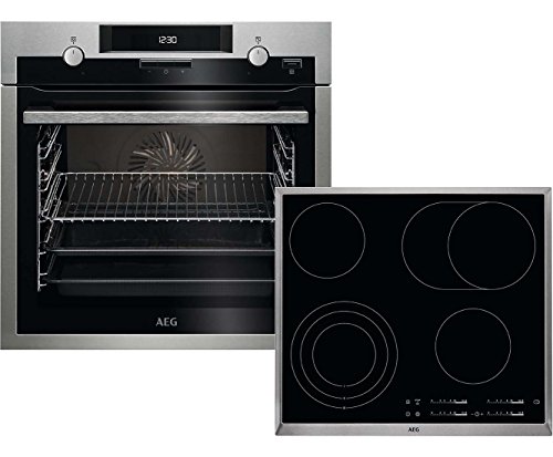 Price comparison product image AEG AEG130BS stainless steel Einbau-Herdset BCE451010M + HK654070XB + FlexiRunners