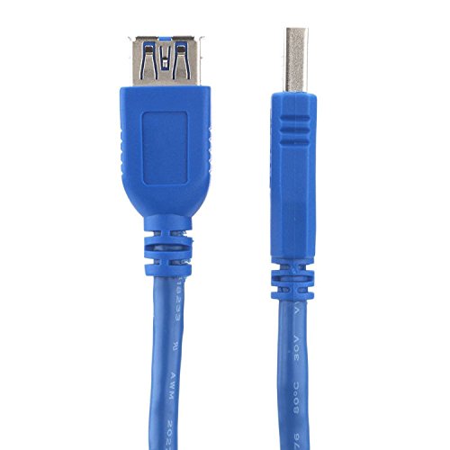 deleyCON USB 3.0 Super Speed Verlängerung Adapter Kabel 1,8m – A-Stecker zu A-Buchse – bis zu 5.000 Mbit/s - 3