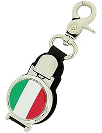 Boxx Gents Italian Flag Picture Keyring Fob Watch With Magnetic Closure Boxx350