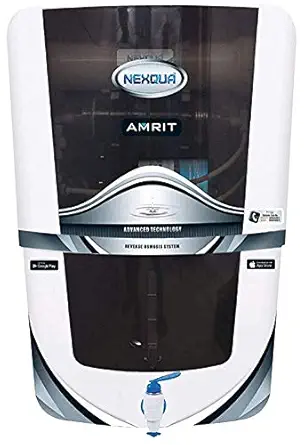 Nexqua Amrit Water Purifier RO+UV+UF+TDS controller HIGH 3000 TDS Membrane (Black)