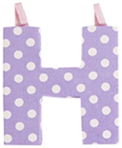JoJo Maman Bébé B1490PASH Fabric Letter H Pastel Colour