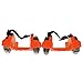 Generic Colorful Youth Roller Skates Pulley Kids Flash Runaway Wheels Heel Adjustable - orange RS.750.00