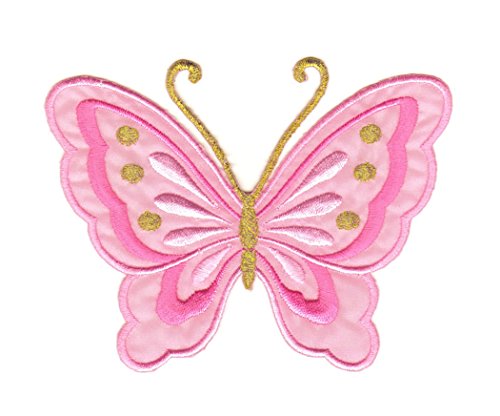 Aufnäher Bügelbild Schmetterling groß