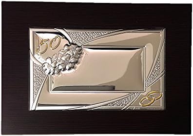 Box Anniversary 25 ° and 50 ° | Metal Silver (Sputtering), Wood | Wedding | 2R Argenti Wedding (Gold)