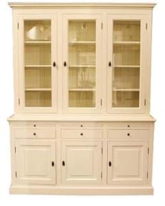 Casa Padrino Großer Shabby Chic Landhaus Stil Schrank mit 4 Türen und 3