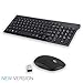 Price comparison product image Keyboard Mouse Set Wireless, 2.4G Ultra Compact, Wireless Keyboard with Mouse, Waterproof Key Caps with Mute Mouse, and 2 in 1 Nano USB Receiver for Computer Notebook MAC Full Size, Ergonomic