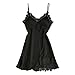Produktbild Amphia - Sexy Pyjama Strapser Rock Spitze sexy Nachthemd,Frauen Lace Pad Dessous Nachtwäsche Unterwäsche Robe Babydoll Nachtwäsche Kleid