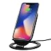 Produktbild HKFV QI schnelles drahtloses Ladegerät schnell für Samsung-Galaxie S8 / 9 für iPhone 8 / 8Plus / X Schnellladegerät für schnelles Aufladen mit Doppelspule Kabelloses Ladegerät