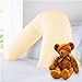 Childrens Pure 100% Cotton V Shaped Cream Pillowcase and V Shaped Hollowfibre Pillow Set