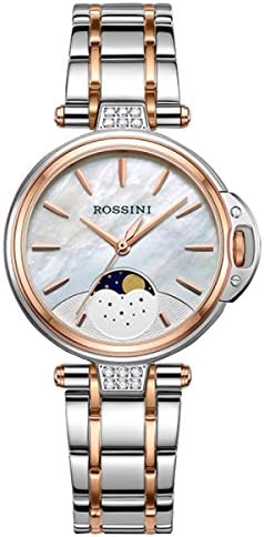 KUWOMINI Men's Watches Fashion Moonphase Quartz Watches Women's Watches Couple Watches,FemaleWatchGoldSteel