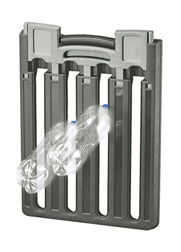 Set aus 2 Flaschenbutler Flaschenhalter für 56 PET Pfandflaschen (Graphit)