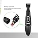 Nose Hair Trimmer, 2 in 1 Nose Trimmer/Ear Hair Trimmer/Sideburn/Beard Trimmer Shaver Ideal for Trimming Nose, Ear, Sideburn, Beard and Neck Precisely with ProtecTube Technology (Battery Included)