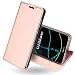 Produktbild OJBKase Huawei Y5 2018/Honor 7S Hülle, Premium Slim PU Leder Handy Schutzhülle Hülle/Cover/Brieftasche/Ledertasche Bookstyle Tasche Lederhülle Handyhülle für Huawei Y5 2018/Honor 7S (Roségold)