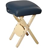 Mt Massage Tables Wooden Handy Folding Massage Stool America Brand World number one (Agate Blue)