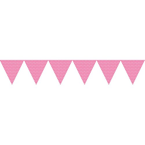 Kleine Wimpel-Girlande „Happy Dots“ 274 cm - 3