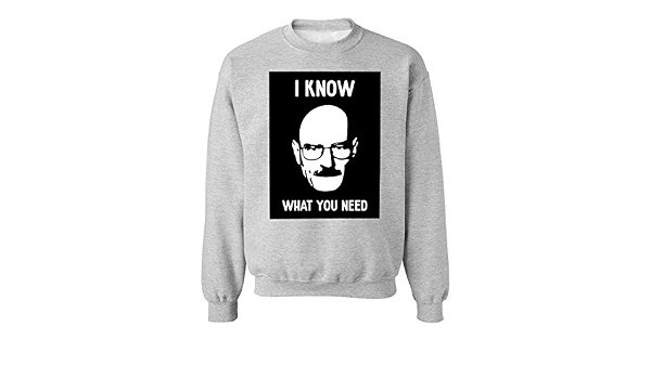 Breaking Bad Heisenberg I Know What You Need Unisex Felpa Maglione XX-Large  : Amazon.it: Abbigliamento