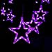 Produktbild Han Lucky Star 12 Sterns 138 LEDs Lichterkette märchenhafter Vorhanglichter mit 8 Steuerbare Modes für Party Weihnachten Hotel Festival
