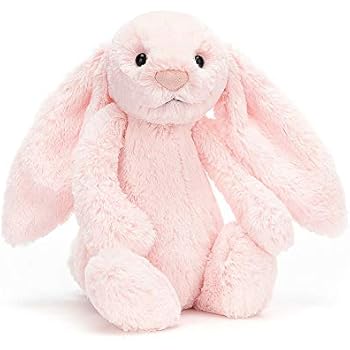 Jellycat Bashful Pink Bunny Soother Rabbit Blanket Blankie Soft